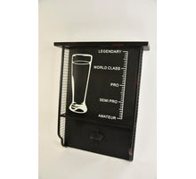 Wandkast bier metaal met glas ervoor inclusief opener 50x40cm