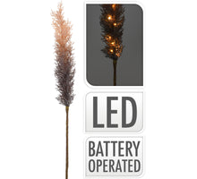 TAK GROVE PLUIM 118CM BRUIN/BEIGE