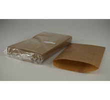 Pak a 100 papieren zak 12 x 18 cm naturel