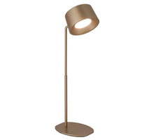 Lamp Design LED op accu goud, met wandbevestiging 12x12x35cm