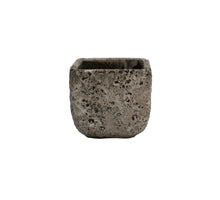 Pot Lava vierkant 11x11x11cm Steengrijs