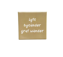 Tegeltje grut wunder ceramic 10x10x0,5cm