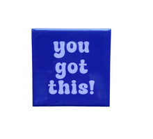 Tegeltje you got this keramiek 10x10x0,5cm