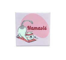 Tegeltje Namasté keramiek 10x10x0,5cm