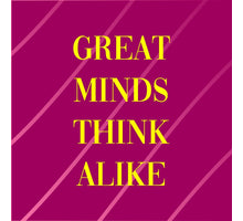 Tegeltje great minds