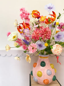 Zijden Boeket Colorful