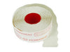 Roll of price stickers, single, 12x26mm, 1500 pcs., permanent white