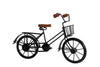 Sculpture bicycle "Gazelle" XS black 2 assorted metal 37x11x21cm