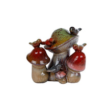Sculptuur paddenstoel 3x 