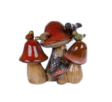 Sculptuur paddenstoel 3x 