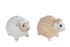 Money box "Sheep" white/beige 2 assorted earthenware 12x10x9cm