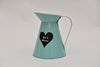 Melkkan zink pastelblauw ''No 1 Mum'' D14 H17,5cm