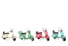 Scooter "Retro" ass kleur a4 metal 11,5x5x8cm