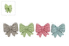 Pothanger "Bow" 4 assortie polystone 5,5x5,5x2,5cm