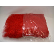 Flachshaar Sisal rot 300gram