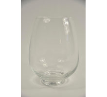 Bokaaltje glas ''ei'' op voetje helder D15 H21cm