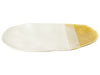 Oval Gusta Scale 29x16x2.5cm Earthenware Ochre