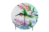 Hummingbird scale with standard green/pink glass 46x46x7cm