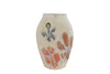 Vaas "Margje" S flower beige aardew 24,5x6,5x31cm