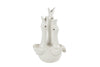 Vaas "Three Swan" off-white aardewerk 15,5x13x27,5cm