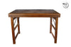 3R Table "Erik" natural recycled wood 115x75x76cm
