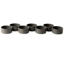 Metall Teelichthalter Gusta 7 Stück Grau 25.5x7.5x2cm