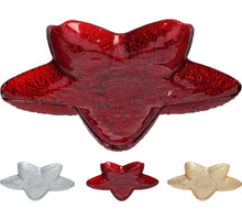 BORD GLAS STER DESIGN D15 H3CM 3 ASSORTIE KLEUR