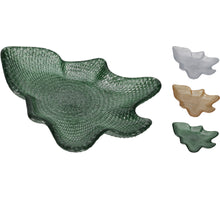 BORD GLAS KERSTBOOM DESIGN D16 H2,3CM 3 ASSORTIE KLEUR