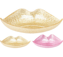 BORD GLAS LIPPEN 17CM 2ASS KLEUR