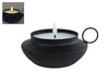 Sfeerverlichting LED "Blaker" zwart kaars 2xAAex 13,5x13,5x6