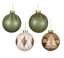 Kerstballen glas 4ass dia8cm