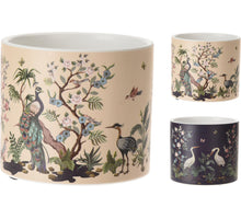BLOEMPOT KERAMIEK ''BIRDS'' 2 ASSORITE D13 H12CM