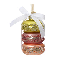 Hanger glas Macarons multi H.8cm D.5cm