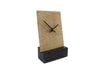 Clock "Pepijn" S old brass aluminum 11x4x20cm
