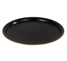 Onderbord zwart/goud dia39x2,5cm