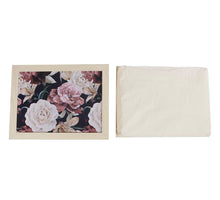 Knie-tafel 'bloemen' 43x33x10cm