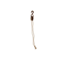 Katrol roest metaal 10x5x73cm