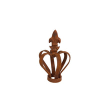 Crown S natural rust 9x9x11cm