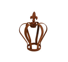 Crown L natural rust 21x21x27cm