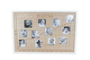 Fotolijst "MF Year Grow" (5x5) 12x nat/wit hout 44x40x1,5cm