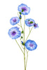 Morning glory l90cm blauw/paars
