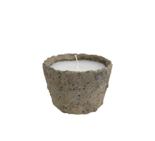 Kaars rond in pot 