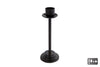 Candlestick "Janique" black metal 5x5x15cm