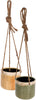 BLOEMPOT BASSIE HANGEND 2 ASSORTIE KLEUR D11 H10CM