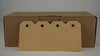 Gift labels brown 35x70mm box of 1000 pieces