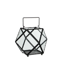 Lois lantaarn zwart - l30xb30xh24cm
