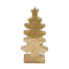 Tree mango wood 9x5x18cm Natural/Gold