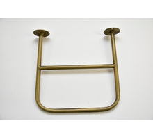 Viktor wall rack copper - l23xb4xh20cm