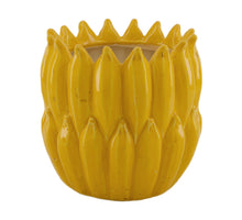 Planter banana ceramic 17x17x15.5cm Yellow
