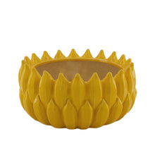 Planter banana ceramic 26x26x12.5cm Yellow
